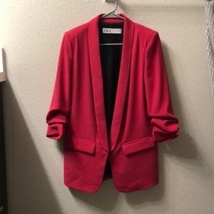 Pink Zara blazer